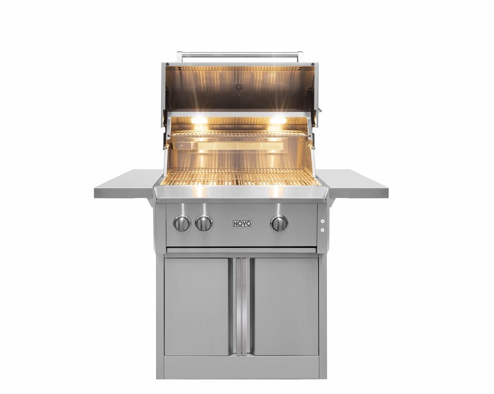 NOVO32Cart-NOVO32GB-Grill-Front-open
