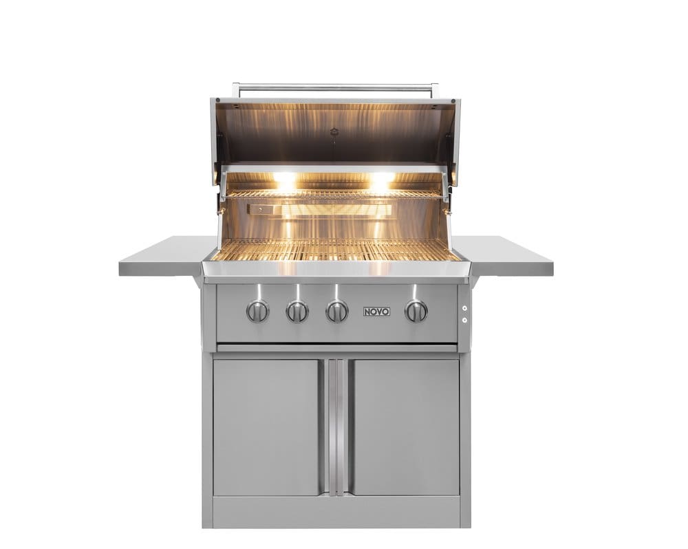 NOVO36Cart-NOVO36GB-Grill-Front-Open
