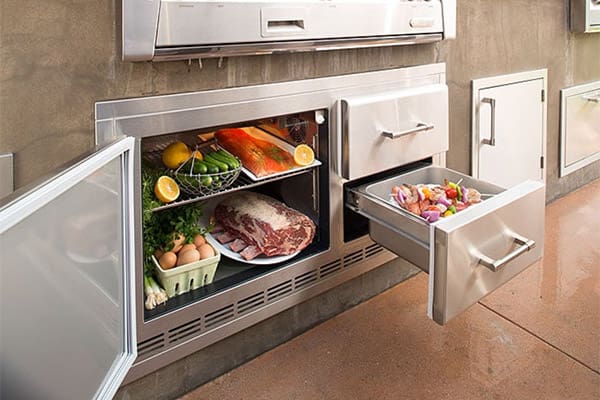under-grill-refrigerator