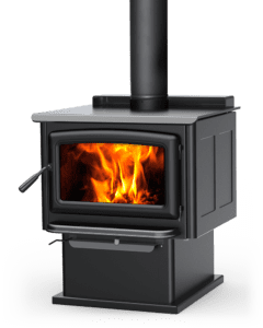 Summit-LE-wood-stove-pedestal-black-door-240x300-1