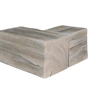 7434 LXH GristMill CornerMantel WeatheredGrey-CornerView