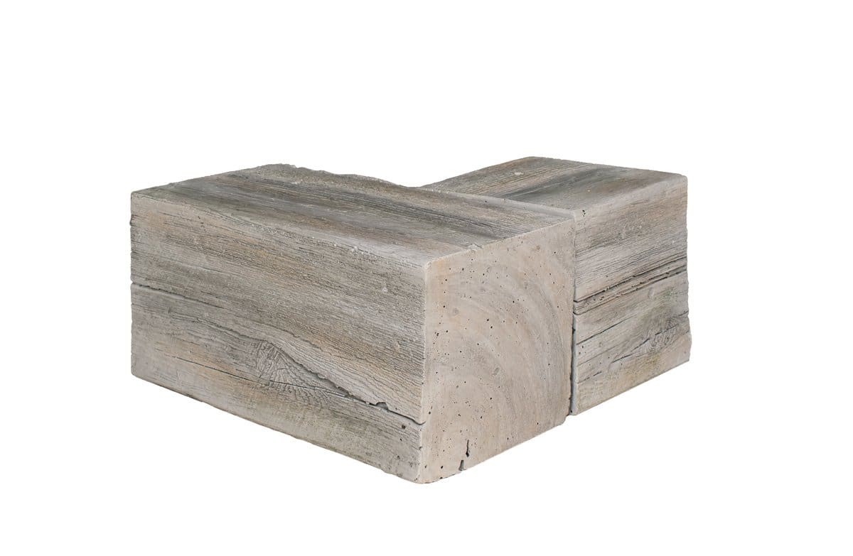 7434 LXH GristMill CornerMantel WeatheredGrey-CornerView