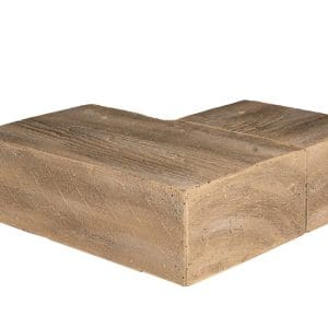 7436 FlatSawn CornerMantel PaleHoney-CornerView