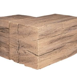 7442 LXH TobaccoBarn CornerMantel PaleHoney-CornerView