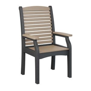 113-Classic-Terrace-Dining-Chair-Weatherwood-Black-Poly